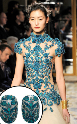 Marchesa Fall 2012, Revlon Nails Marchesa Fall 2012, Revlon Nails